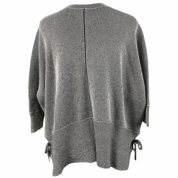 Cabi Sweater Size Small 3526 Cupid's Cardi Full Zip Cardigan Striped Womens - Picture 6 of 10